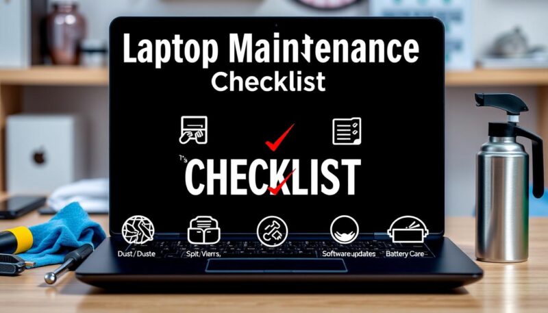 laptop maintenance checklist